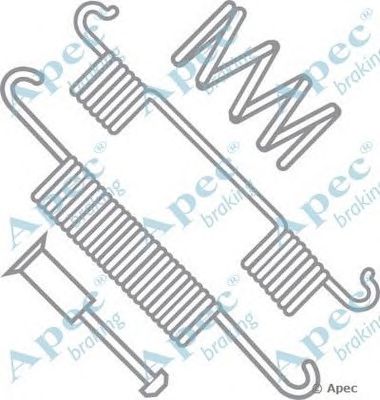 APEC BRAKING kit965 -  Комплектующие, тормозная колодка